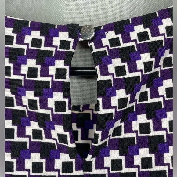 Calvin Klein purple stretch sleeveless tank-top blouse - Picture 3 of 6